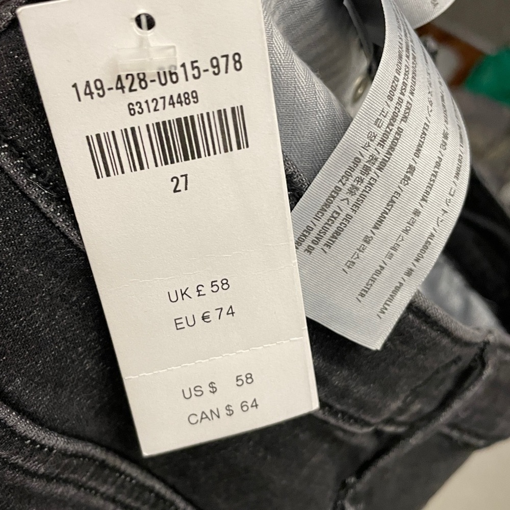 NWT A&F Simone High Rise Short 27 4 - Picture 6 of 6